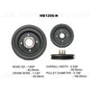 Powerbond OEM Replacement Harmonic Balancer HB1206N