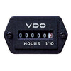 VDO Analogue Hour meter 10/80V 0-99999.9hrs 37x25mm