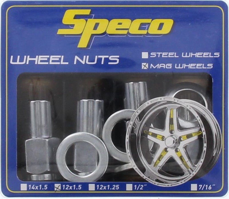 Speco Wheel Nut Set 12x1.5mm 4 Pack WN204