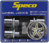 Speco Lock Nut Wheel Set 12x1.5mm 4 Pack WN304