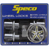 Speco Lock Nut Wheel Set 12x1.5mm 4 Pack WN304