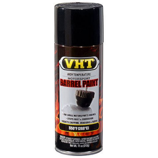 VHT Paint Motorcycle Barrel Paint 312Gm Gloss Black SP905