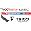 Trico Premium Wiper Refill Metal Vertabra 8mm x 560mm