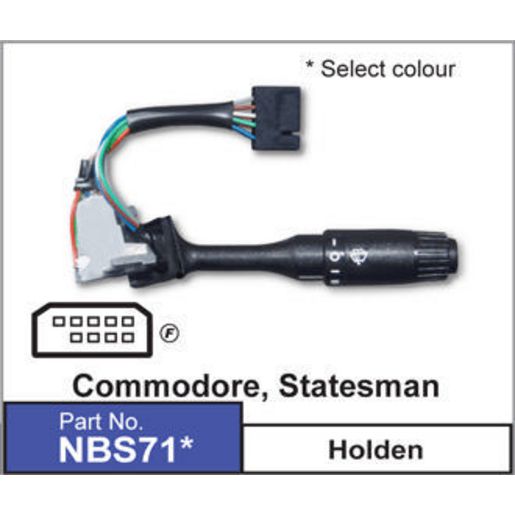 Nice Indicator Switch Black NBS71B