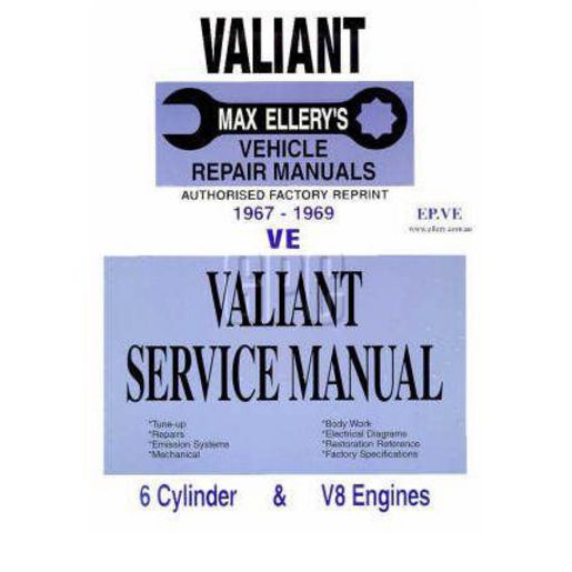 Ellery Publication Valiant 1967-69 Workshop Manual Epve