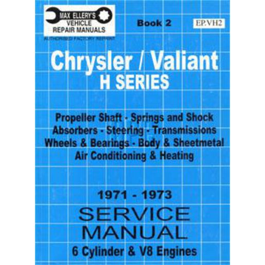 Ellery Publication Valiant 71-73 Book2 Workshop Manual