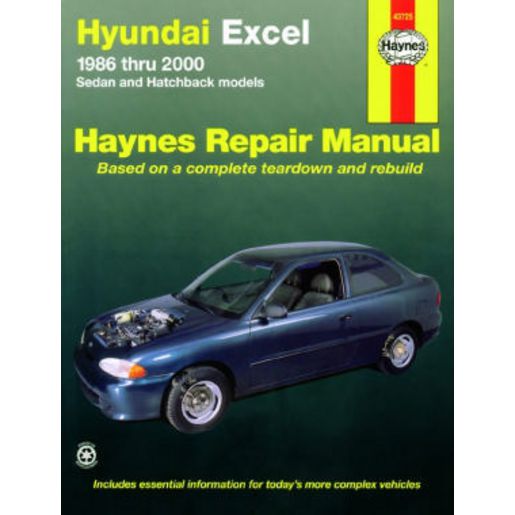 Haynes Owner's Workshop Manual - Hyundai Excel 1986-2000