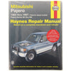 Haynes Repair Manual Suits Mitsubishi Pajero 83-97 68765