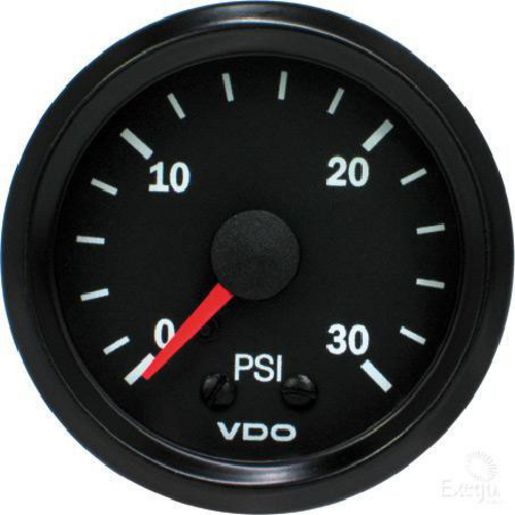 VDO Boost Gauge Mechanical (0-30 psi) 52mm Round 150077011
