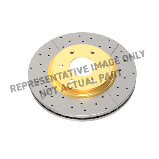 DBA Street Gold Cross-Drilled/Slotted DBA2453X