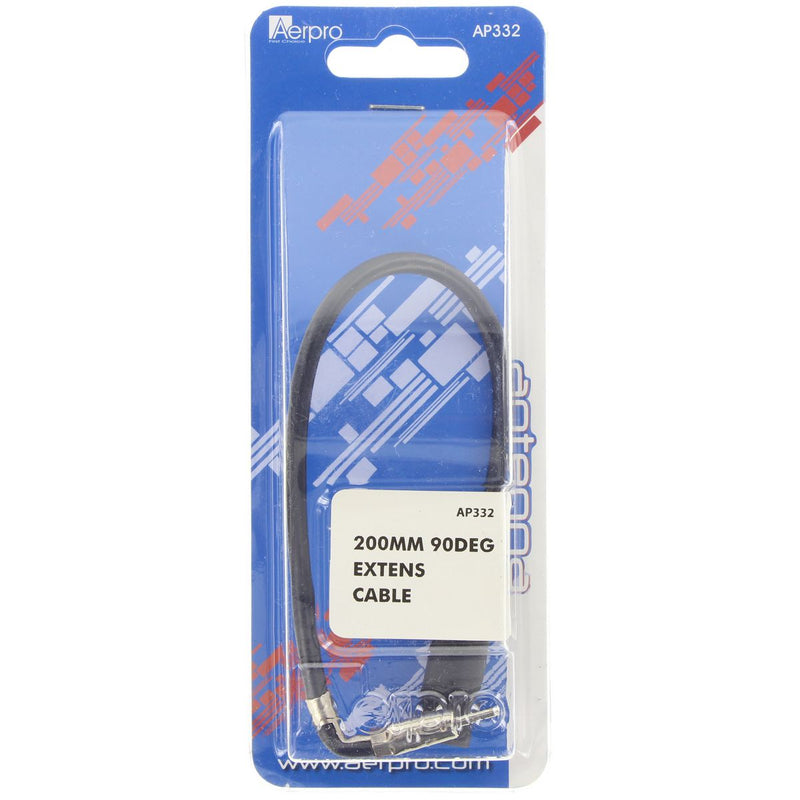 Aerpro Antenna Extension Lead Cable 0.2m 90 Degree AP332