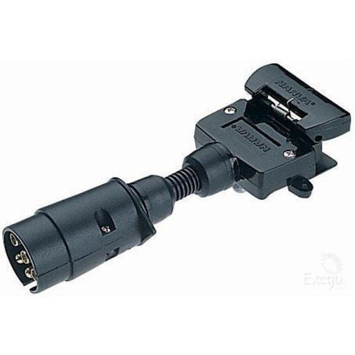 Narva Trailer Adaptor 7 Pin Round Large (Car) To 7 Pin