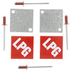 Lumen LPG Sticker / Plate Set 2Pc LPG-Plate