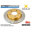 DBA X-Gold Brake Rotor Pair 287mm Rear DBA501X