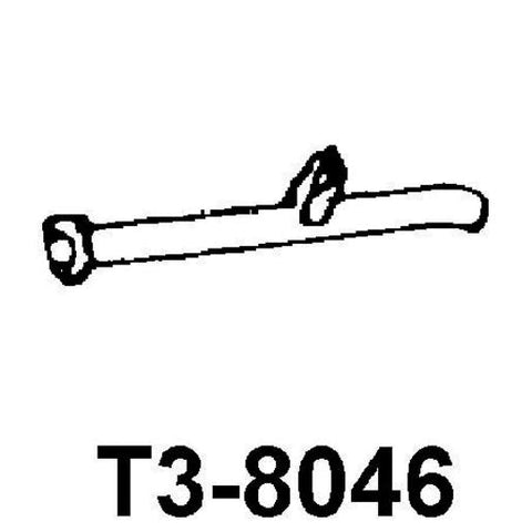 Walker Exhaust Pipe-Tail Exhaust (Use T7972) T3-8046