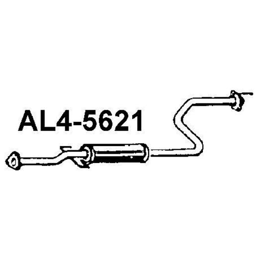 Walker Exhaust Muffler-Exhaust (Use M6405) AL4-5621