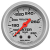 Autometer Ultra-Lite 2-1/16in Water Temp Gauge 140-280F