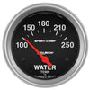 Autometer Sport-Comp 2-5/8in Water Temp Gauge 100-250F