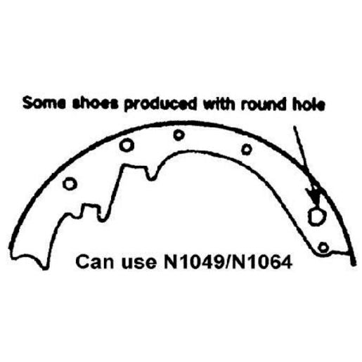 Brake Bonders Brake Shoe 279.4mm N1470