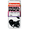 Champion Fasteners Xmas Tree Clip Black Len: 17.2mm Stem