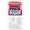Champion Fasteners Door Panel Clip Clear Len: 12mm Stem