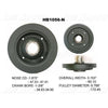 Powerbond OEM Replacement Harmonic Balancer HB1056N
