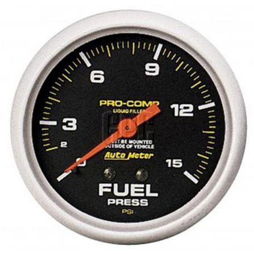 Autometer Pro-Comp 2-5/8in Fuel Pressure Gauge 0-15 PSI