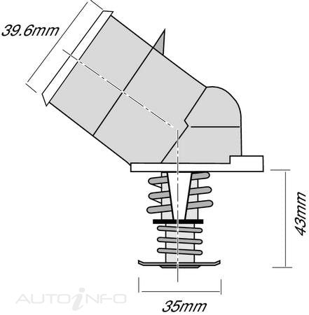 Tridon Thermostat Holden Com VT VX VU V8 - TT379-187P