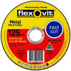 Flexovit Reinforced Cut-Off Wheel 125mm 66252841561