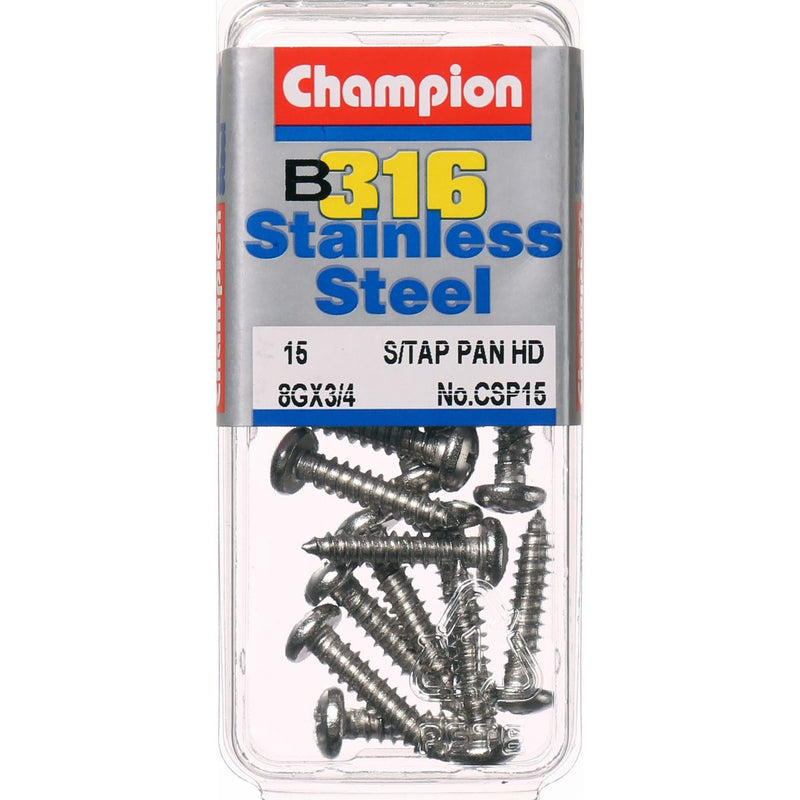 Champion Fasteners Self TaPPEr Screw Pan Phillips