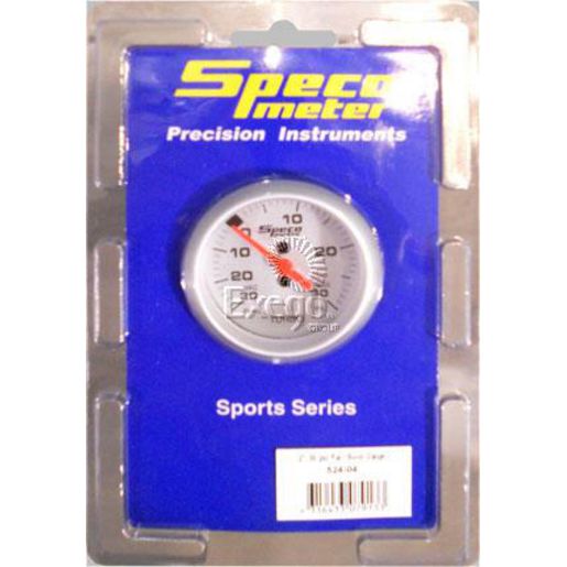 Speco Thomas Dial Boost Gauge 2In Silver 524-04