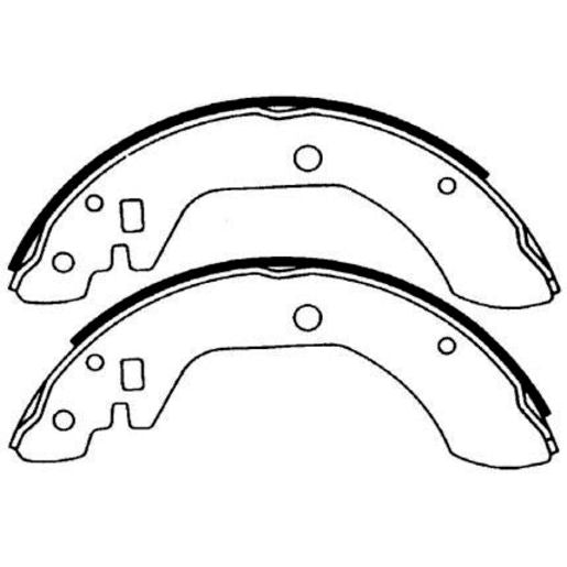 Brake Bonders Brake Shoe 228.6mm N1386