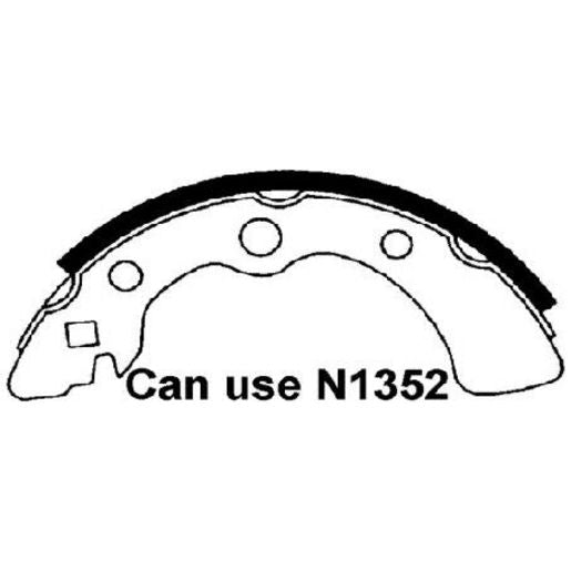 Brake Bonders Brake Shoe 180mm N1397