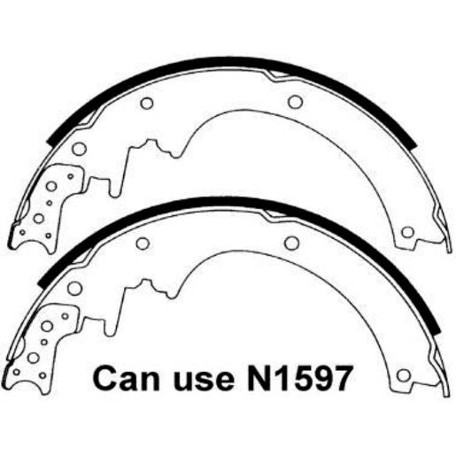 Brake Bonders Brake Shoe 270mm N1404