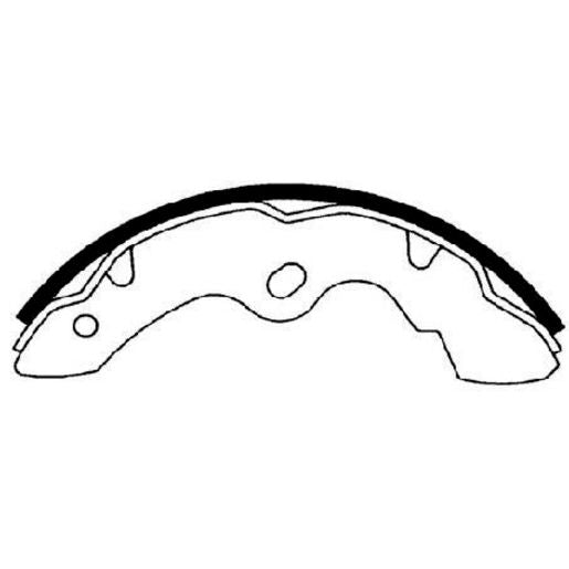 Brake Bonders Brake Shoe 228.6mm N1551