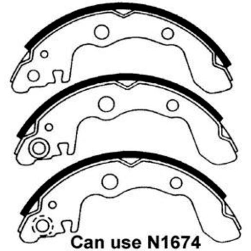 Brake Bonders Brake Shoe 180mm N1601