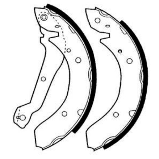 Brake Bonders Brake Shoe 228.6mm N1675