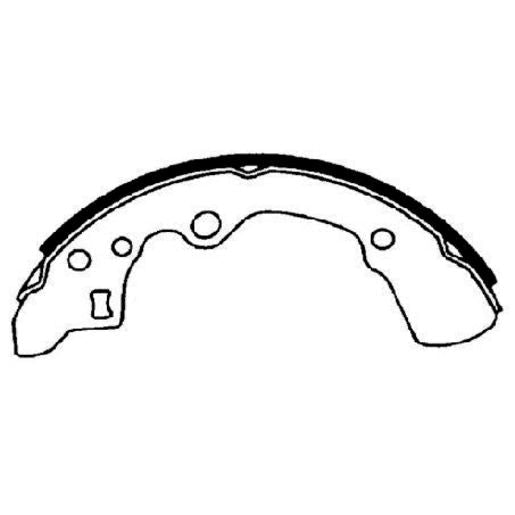 Brake Bonders Brake Shoe 228.6mm N1734