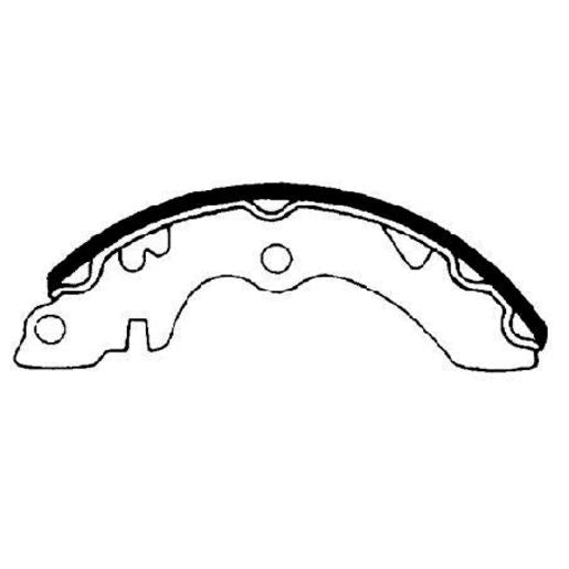 Brake Bonders Brake Shoe 180mm N1740