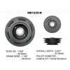 Powerbond OEM Replacement Harmonic Balancer HB1235N