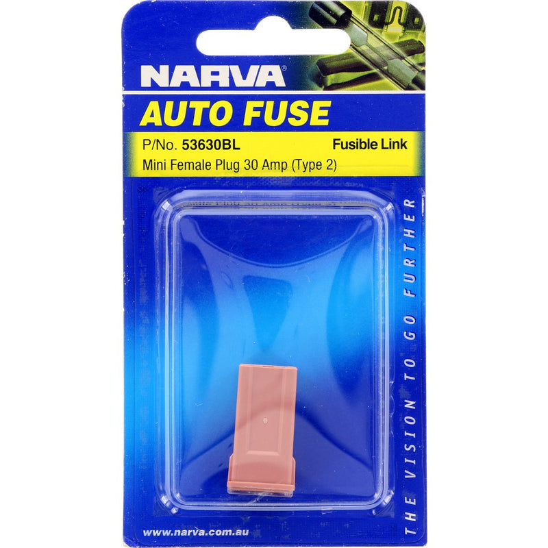 Narva Mini Female Fusible Link 30A Pink 53630BL