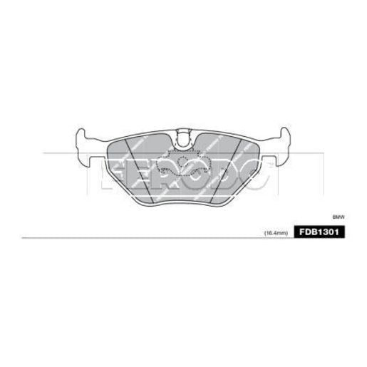 Ferodo Pad Set-Disc Brake FDB1301