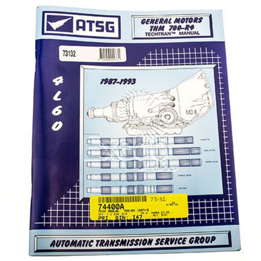 Atsg Workshop Manual suits TH-700R4 1987-93 73132
