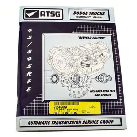 Atsg Workshop Manual suits Chrysler RFE 73261