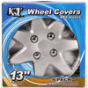 Kuan Tong Wheel Cover Set 962 Silver 13in KT962-13S/L(N)