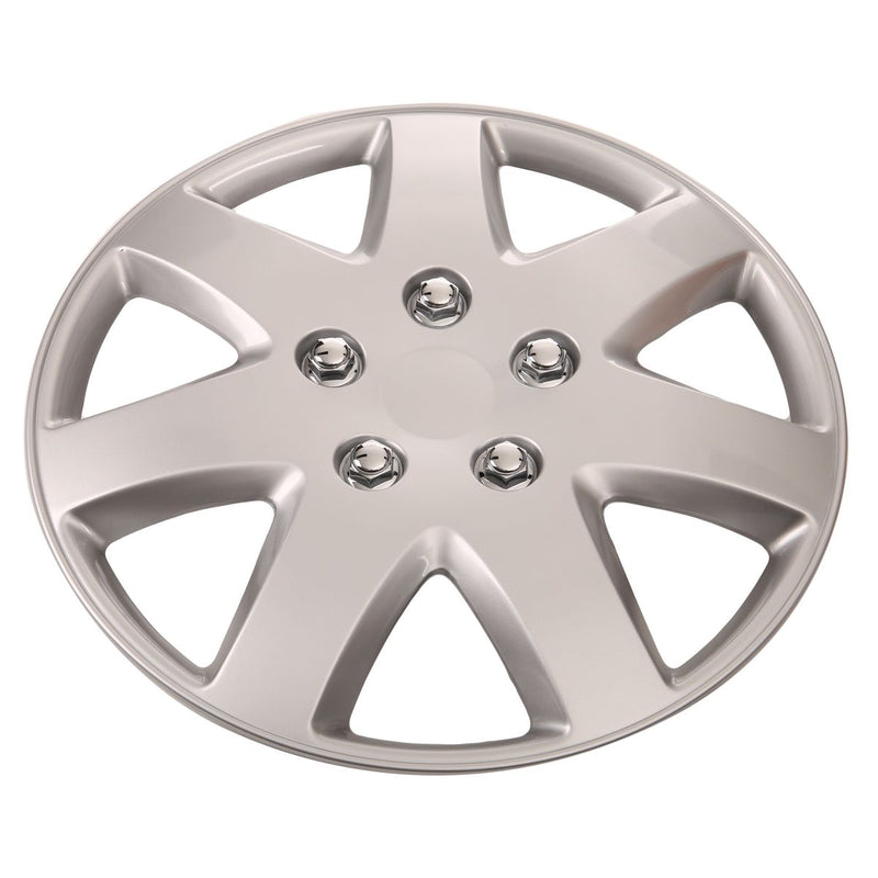 Kuan Tong Wheel Cover Set 962 Silver 15in KT962-15S/L(N)