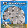 Kuan Tong Wheel Cover Set 962 Silver 15in KT962-15S/L(N)