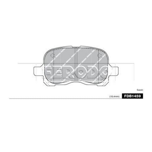 Ferodo Brake Pad Set FDB1459