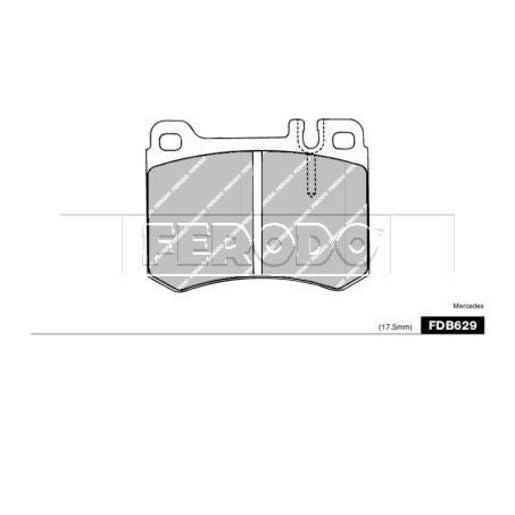 Ferodo Brake Pad Set FDB629