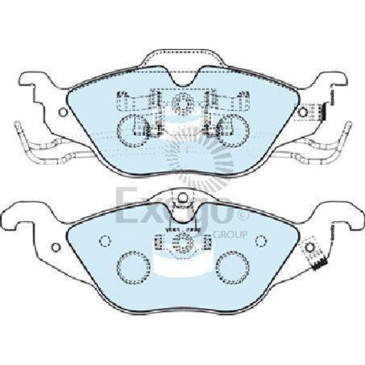 Bendix Heavy Duty Brake Pad Set Front DB1424 HD